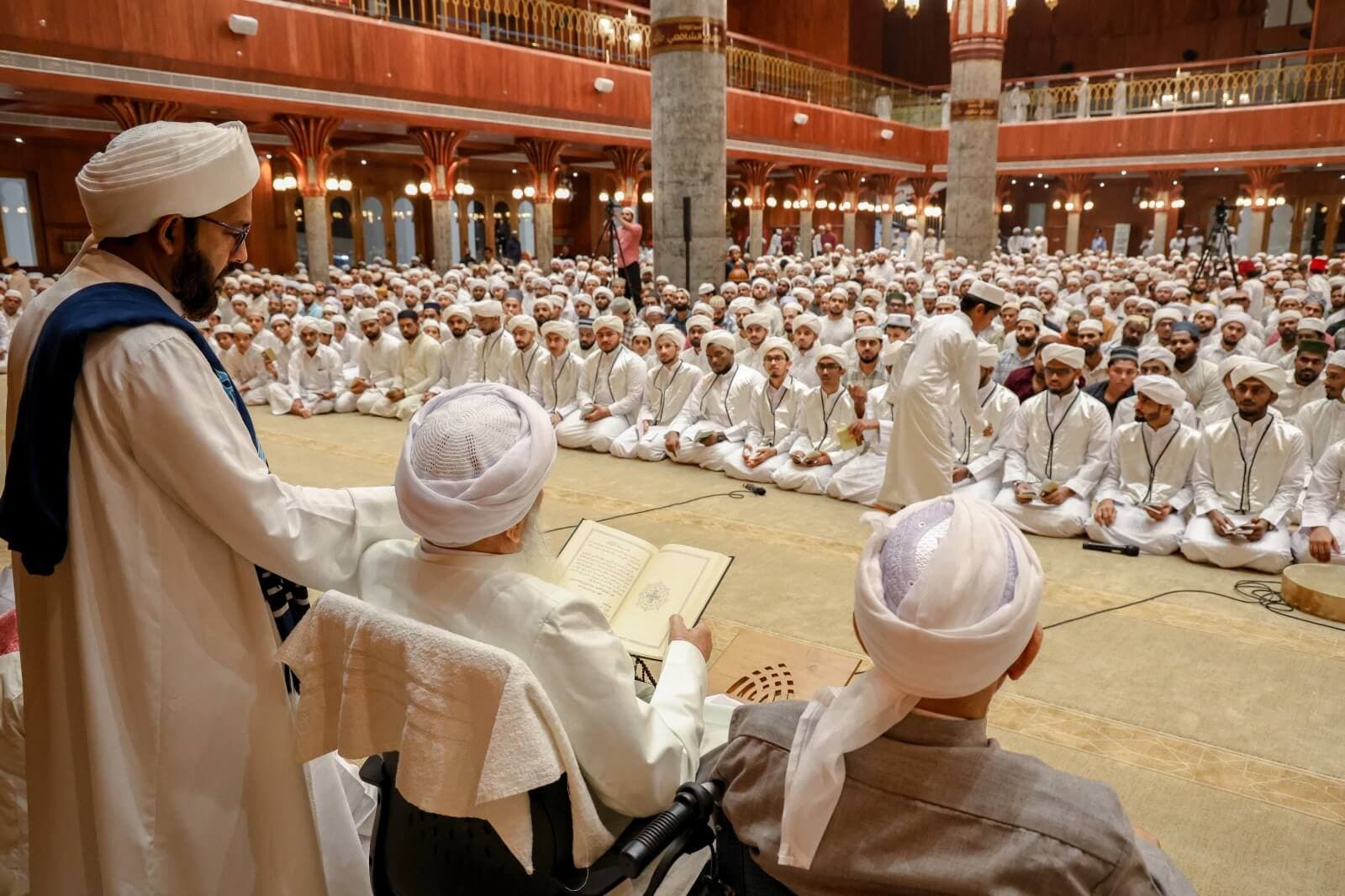 A Mawlid gathering inside Jamiul Futuh